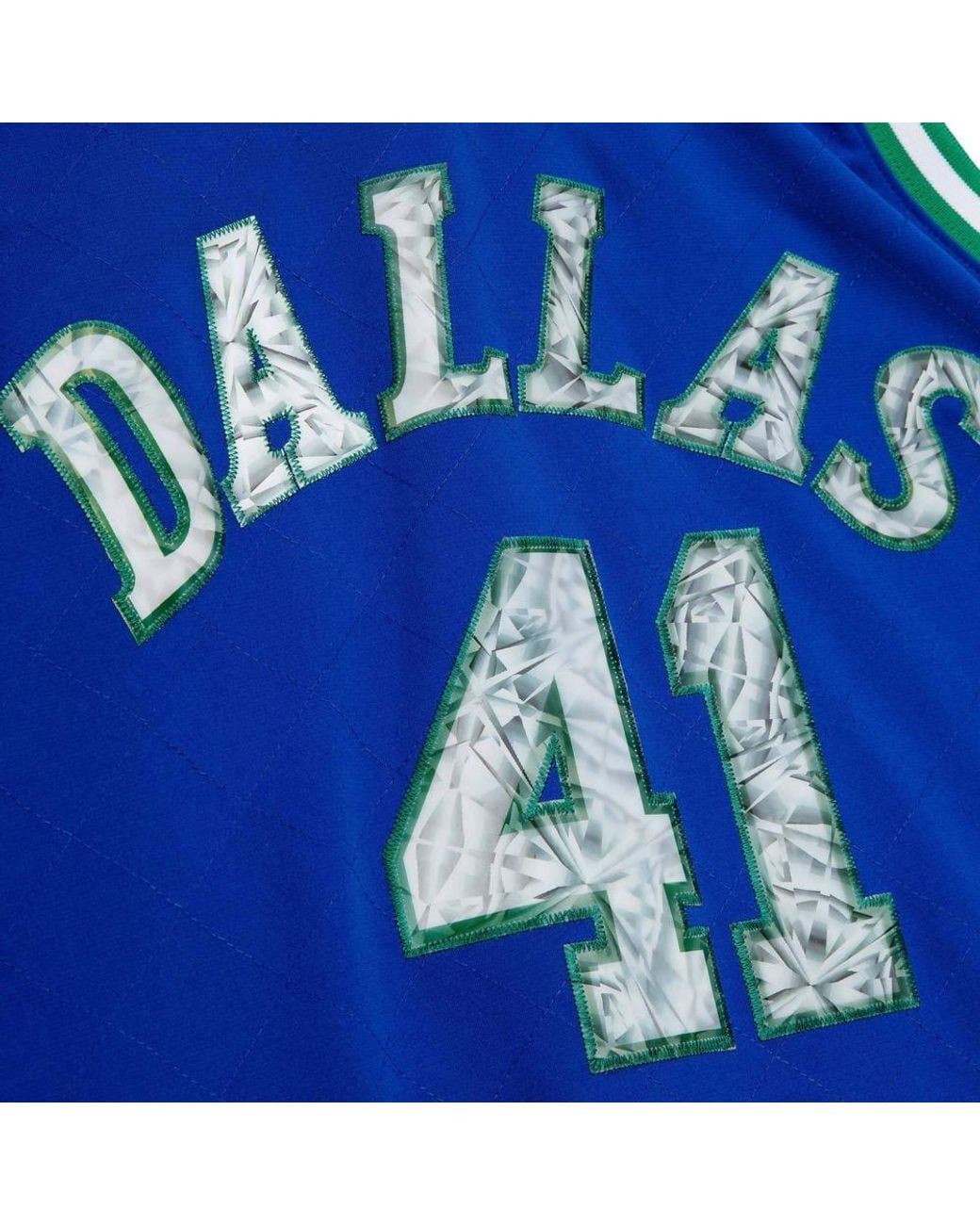 Mitchell & Ness Blue Dallas Mavericks Nba Jersey Dirk Nowitzki 1998/99 for men