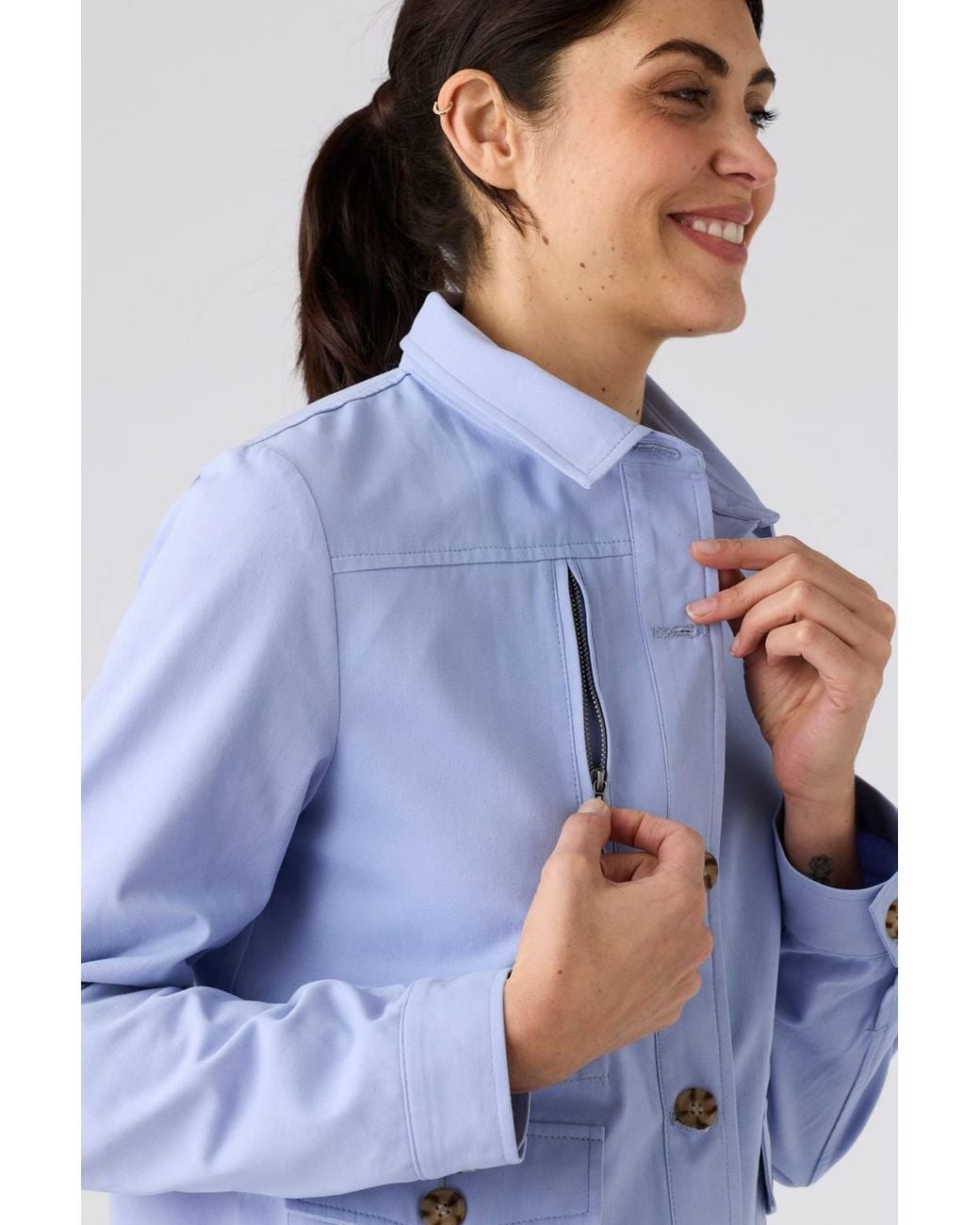 DAMART Blue Utility Jacket