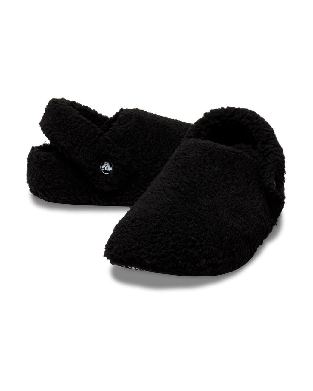 CROCSTM Black Classic Cozzzy Slipper for men