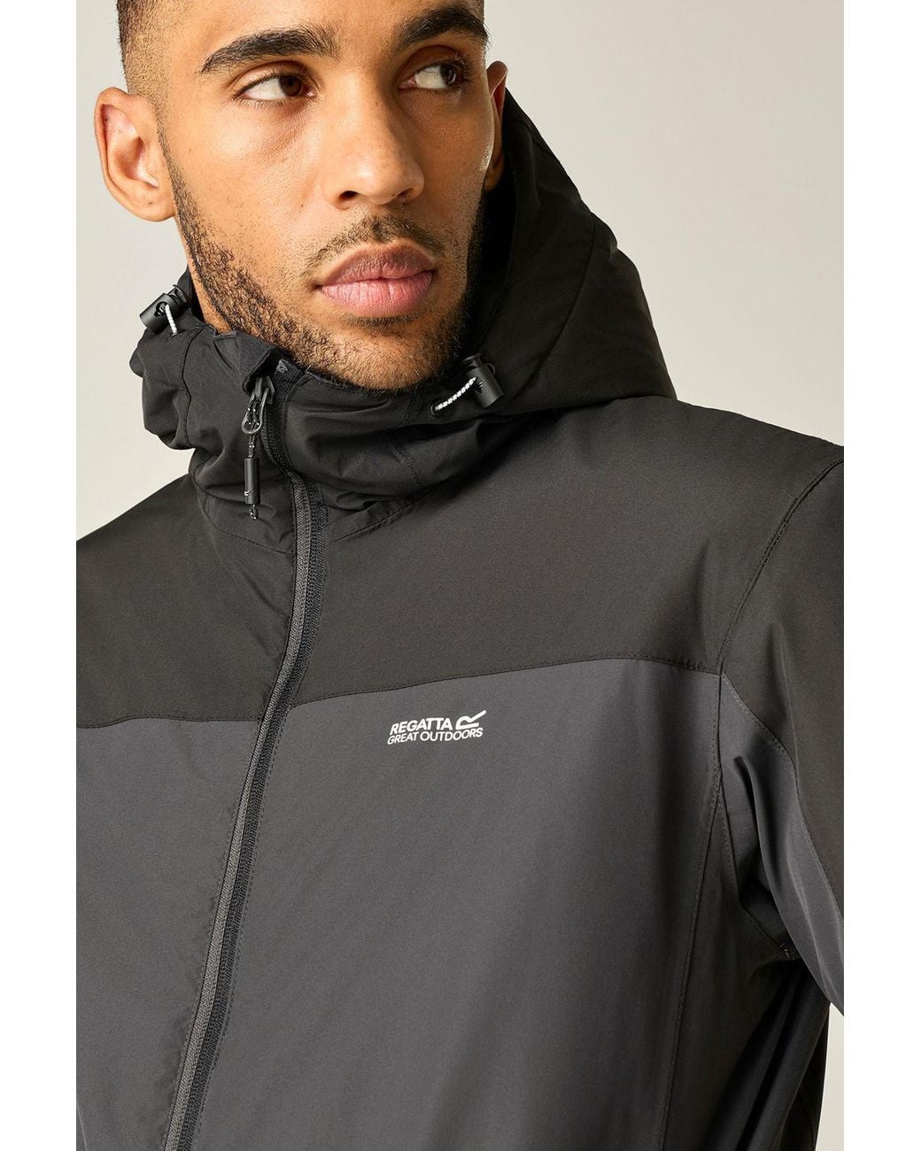 Regatta Black Thornridge Waterproof Insulated Jacket for men