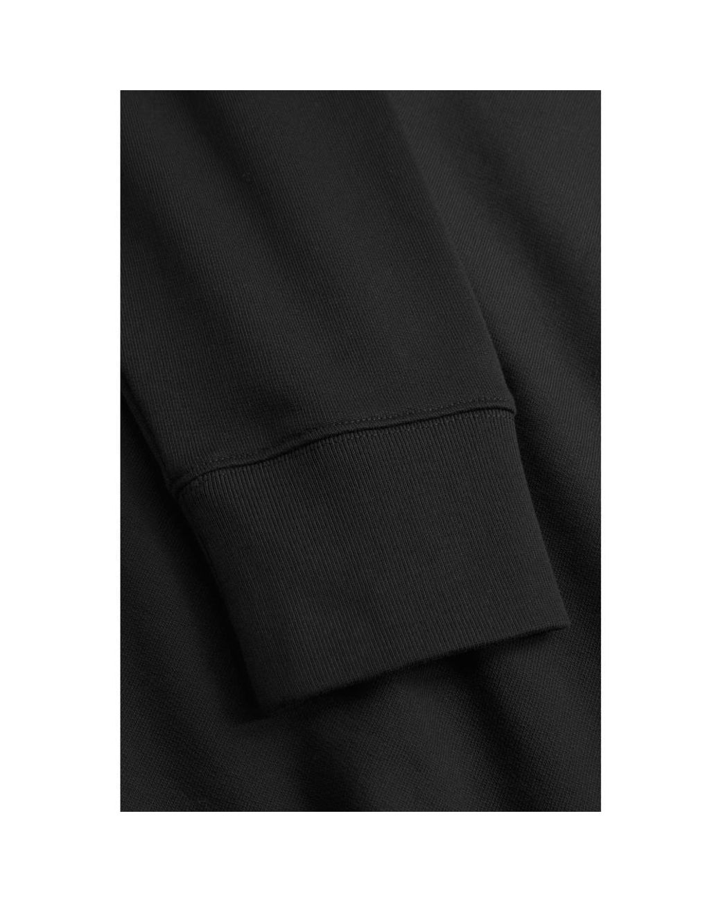 Norse Projects Black 1/4 Zip Sweatshirt Standard for men