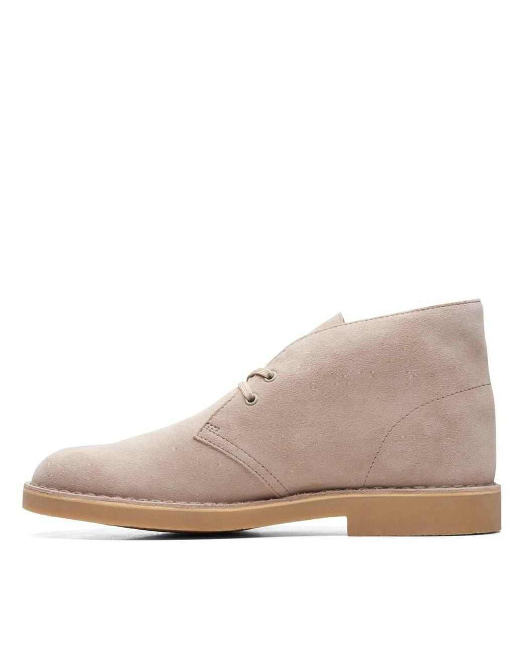 Clarks Natural Desert Boot Evo Sand Suede Ankle Boots, Desert Boots, Lace Up for men