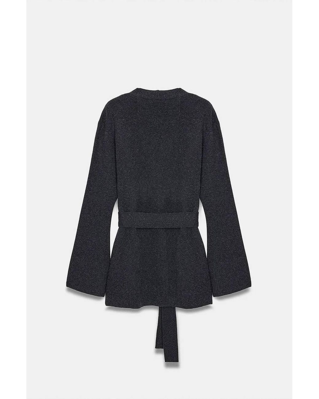 Dilvin Blue Acrylic Wool Blend Cardigan