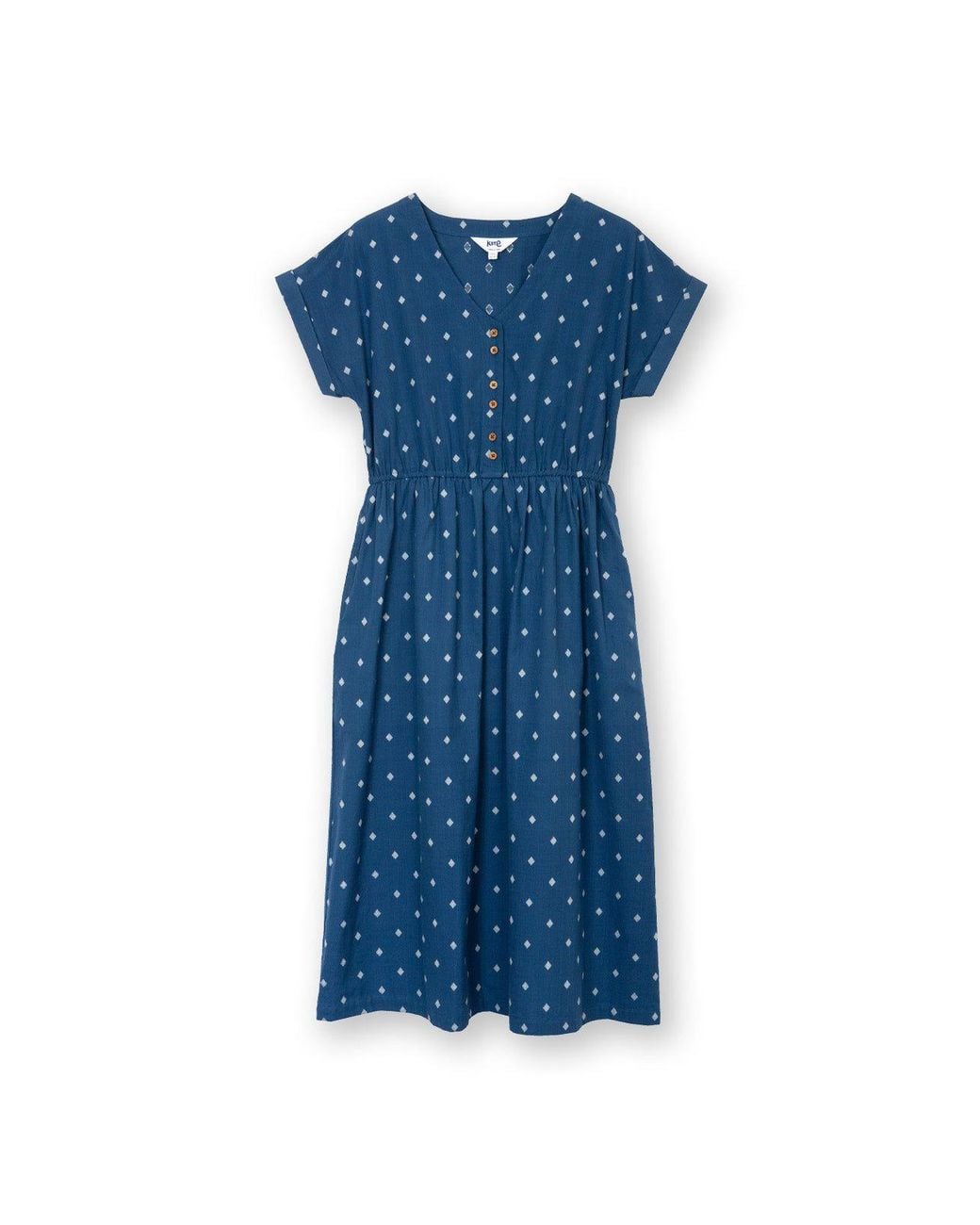 Kite Blue Tadden Dobby Diamond Dress