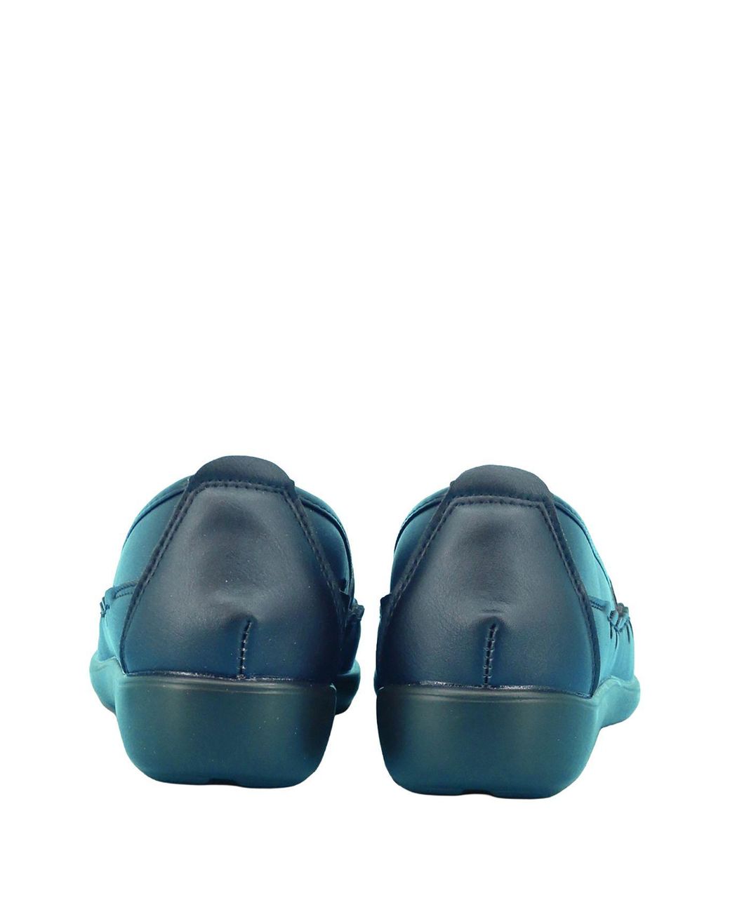 Chums Blue Wide Fit Slip On Cut Out Shoe