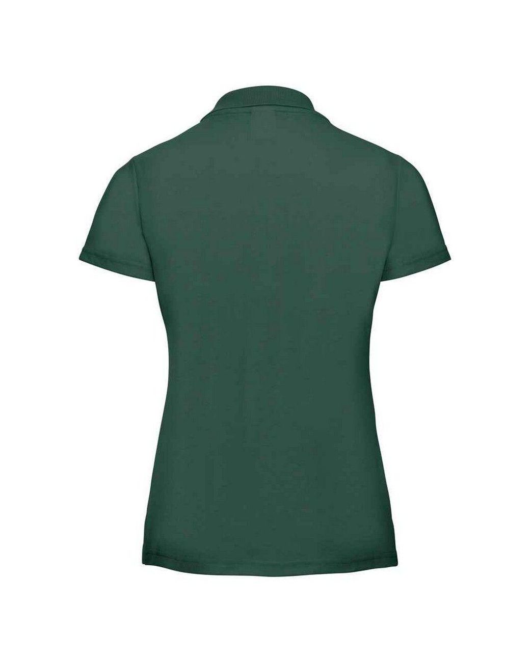 Russell Green Classic Plain Polycotton Polo Shirt