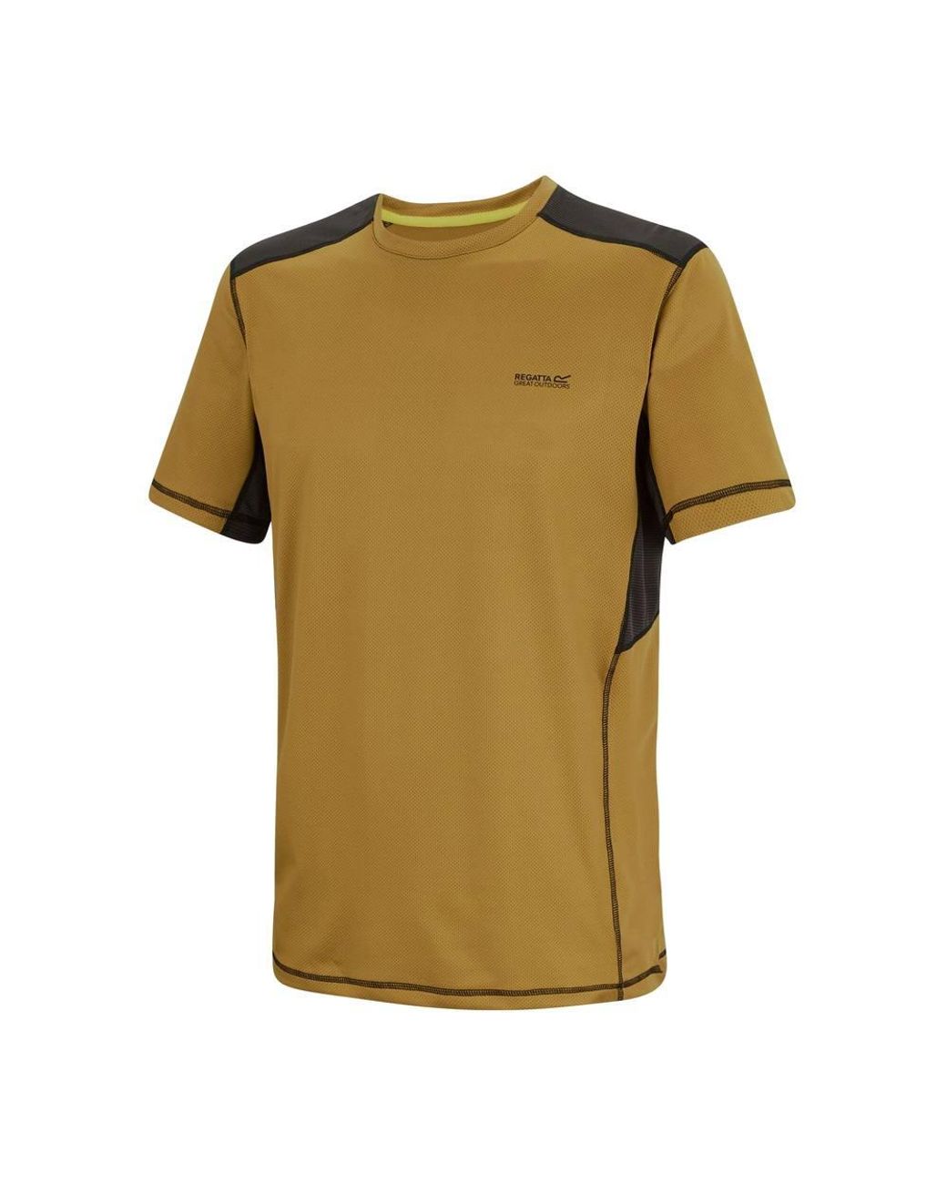 Regatta Green Virda Short Sleeved Active Mesh T-Shirt for men