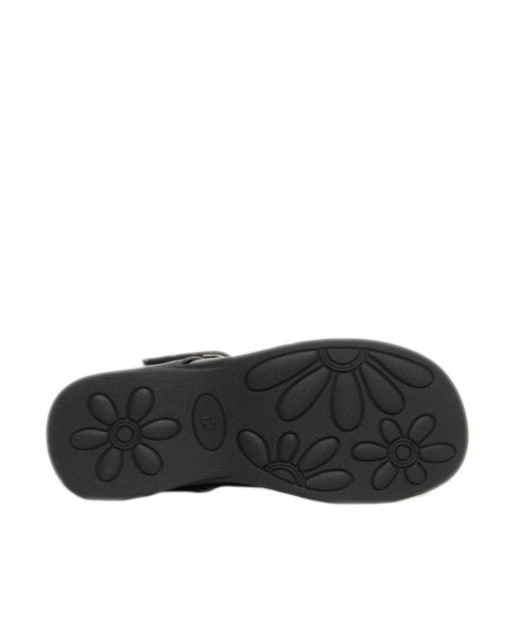 Boulevard Black Touch Fastening T Bar Shoes