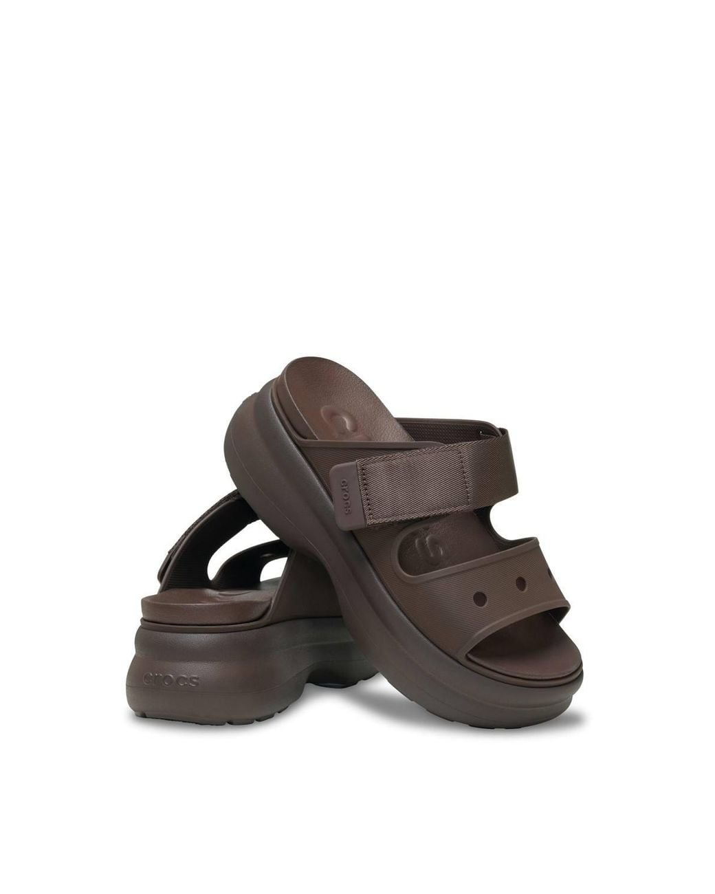 CROCSTM Brown Soho Two Strap Sandal