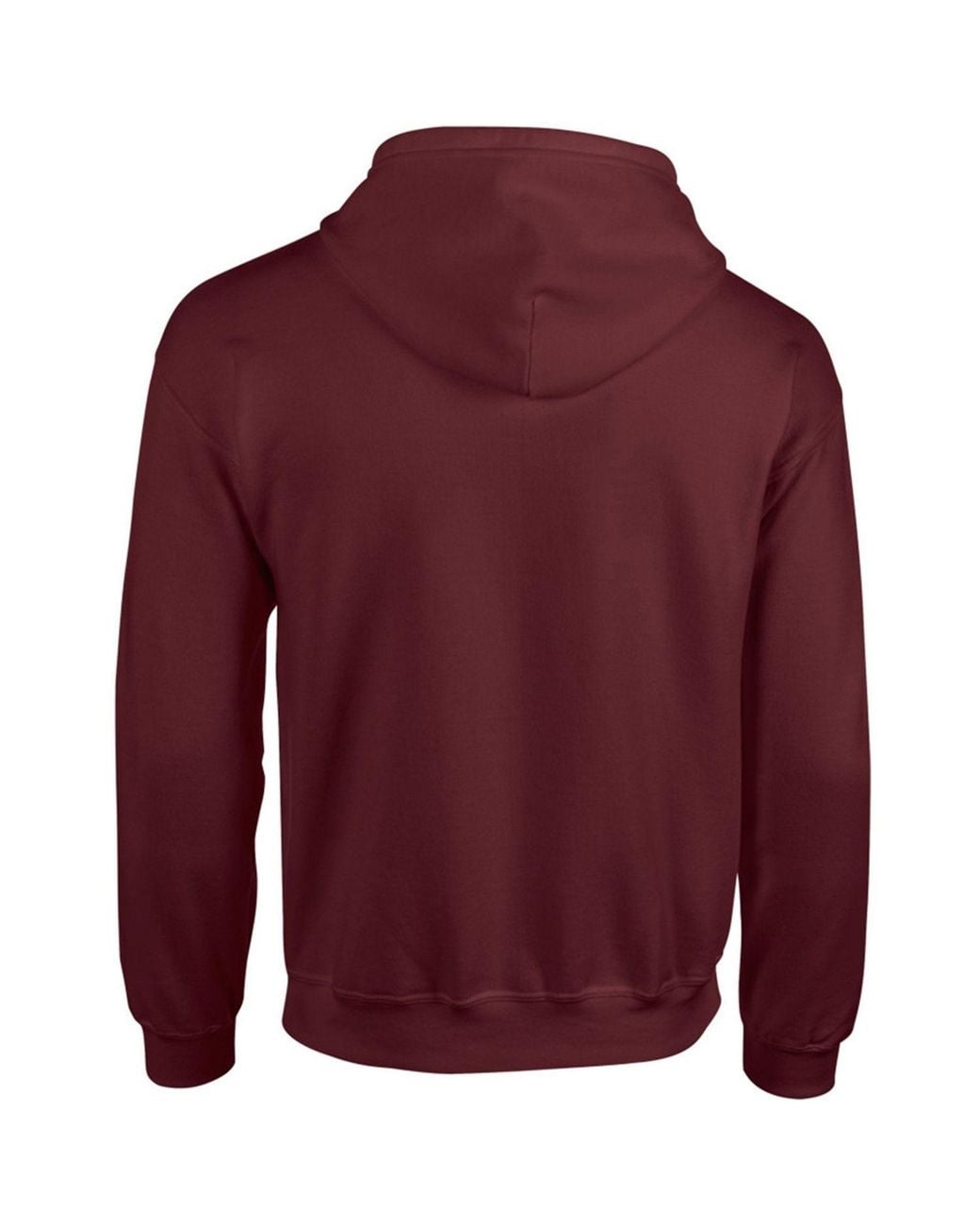 Gildan Purple Heavy Blend Full Zip Hooded Sweatshirt Top
