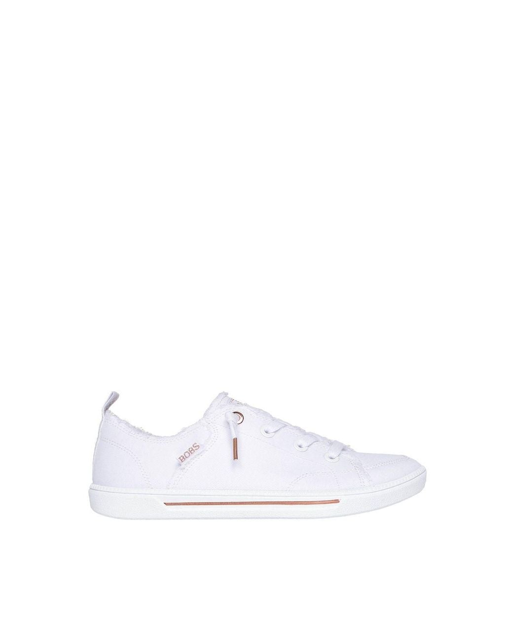 Skechers White Cute 2.0 Lace Slip On Trainers