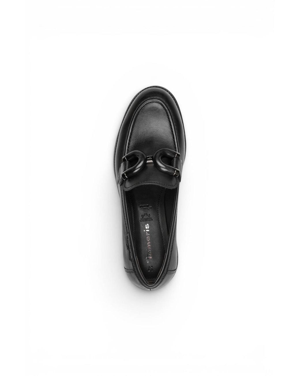 Infinity Leather Black Tamaris Leather Loafer Comfort Shoes
