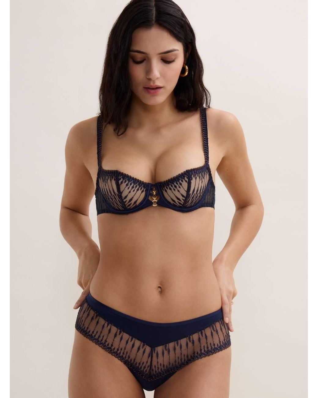 Aubade Black Voodoo Kiss Cheeky Short