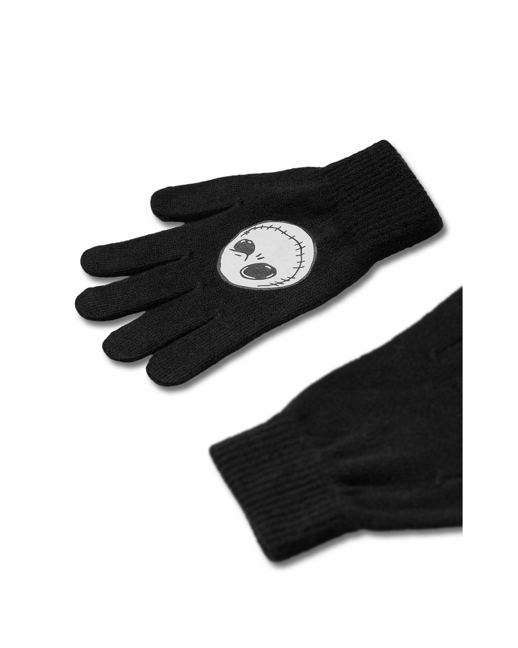 Disney Black Beanie & Gloves Set
