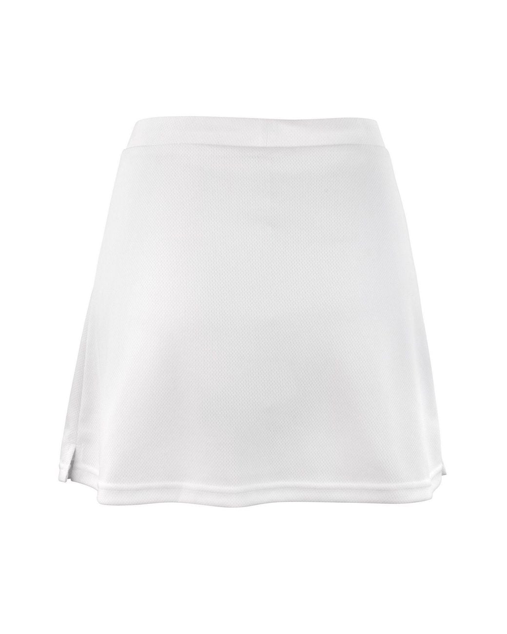 Spiro White Plain Skort