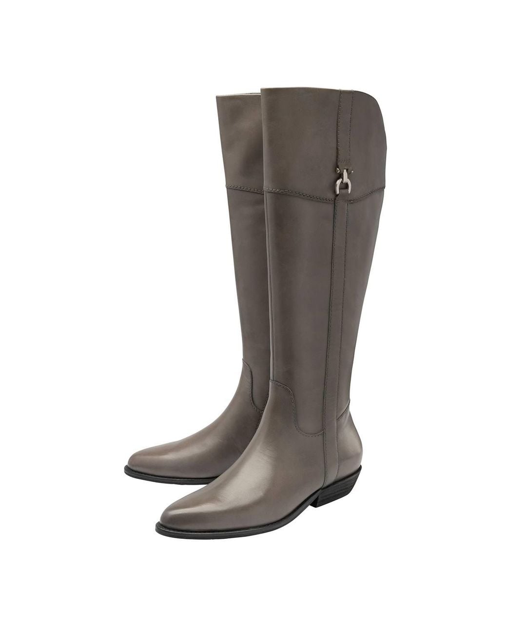 Ravel Brown 'Forge' Leather Knee-High Boots