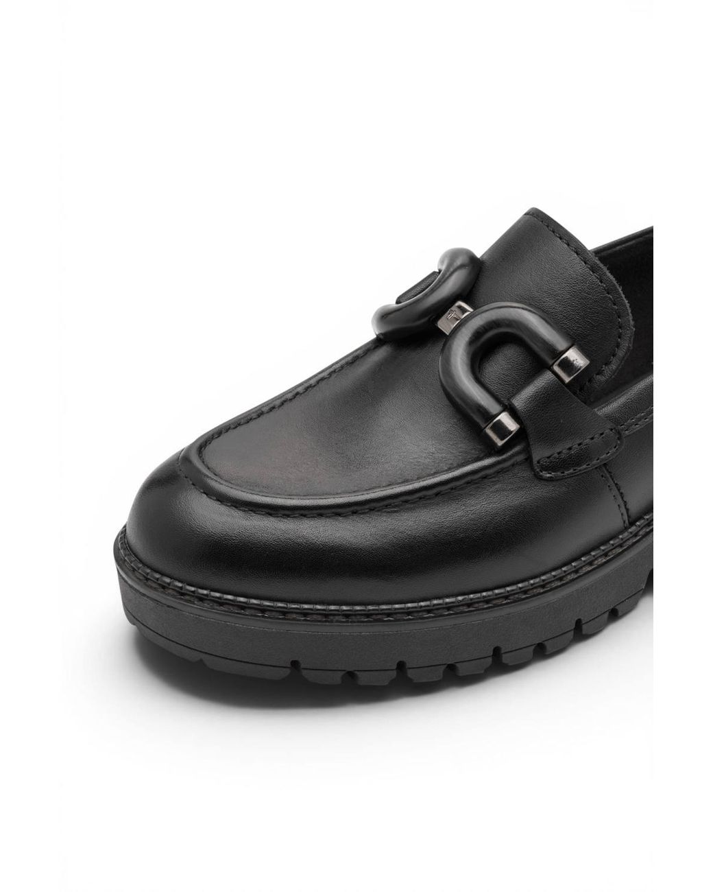 Infinity Leather Black Tamaris Leather Loafer Comfort Shoes