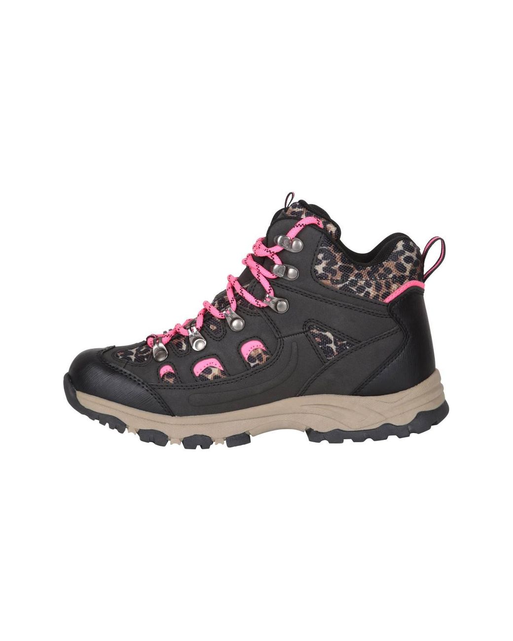 Mountain Warehouse Gray 'Adventurer' Printed Fully Waterproof Isodry Durable Cushioned Boots