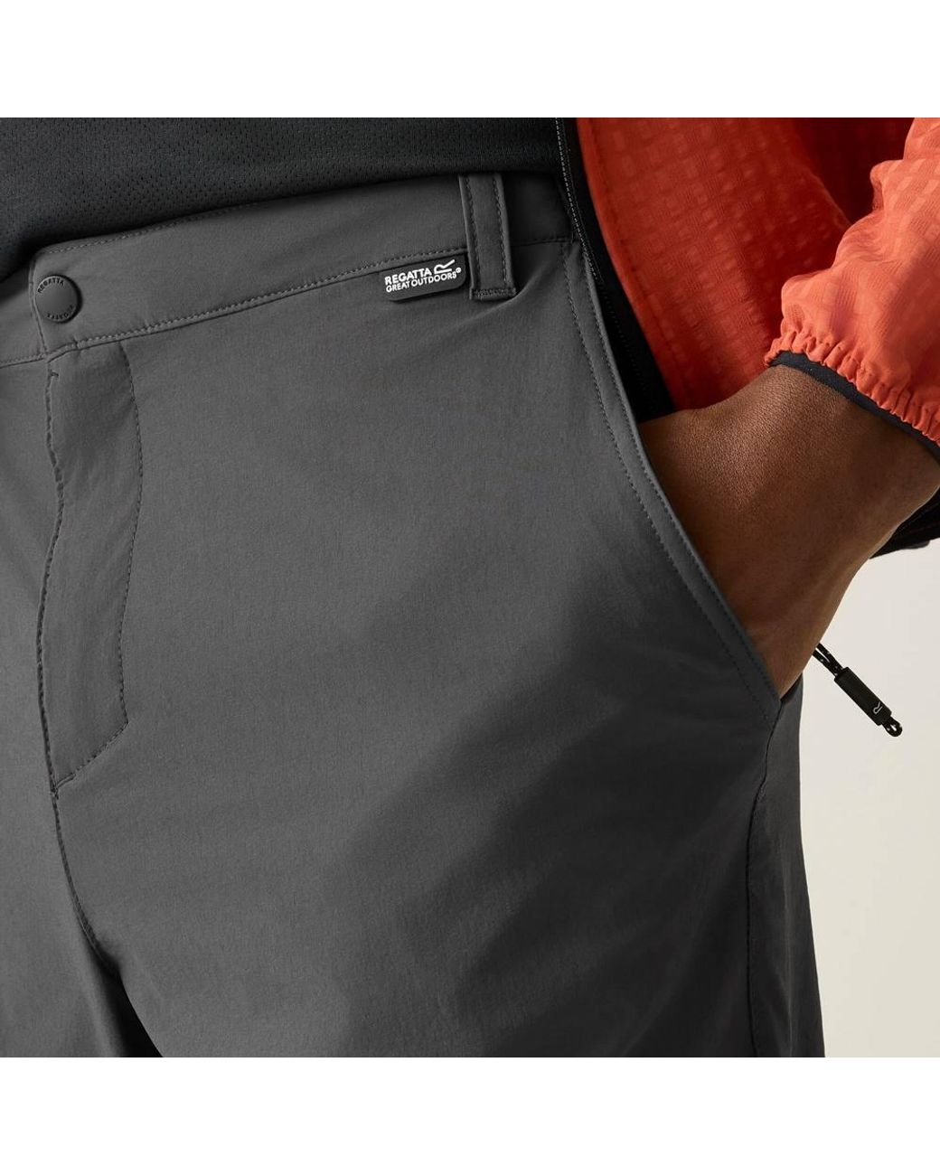Regatta Black Anti-Insect Travel Light Shorts for men