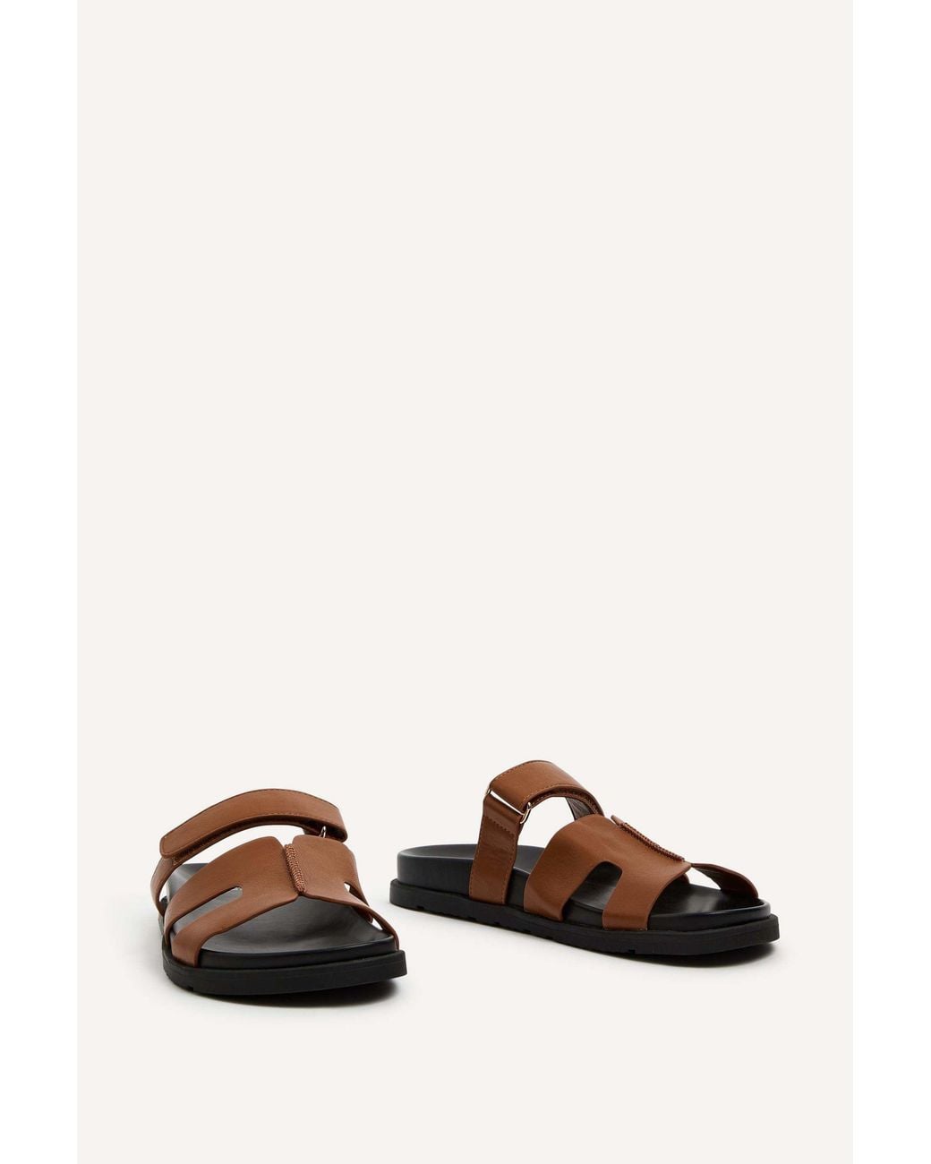 Linzi White Emmy Faux Leather Sandals