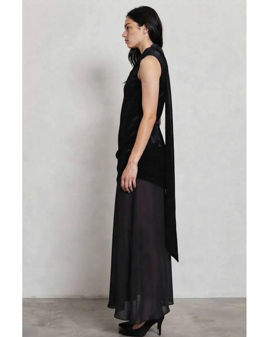 TFNC London Black Abigali Maxi Dress