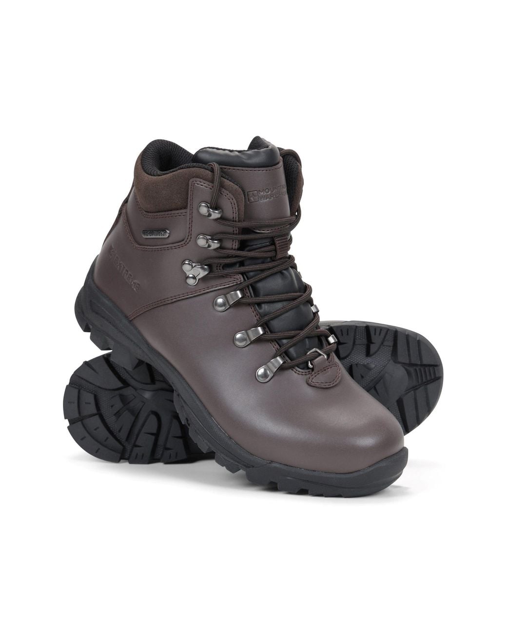Mountain Warehouse Black 'Latitude Ii Extreme' Waterproof Leather Walking Boots for men
