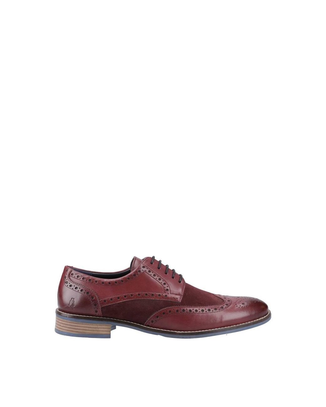 Hush Puppies Purple Dustin Mix Brogue for men
