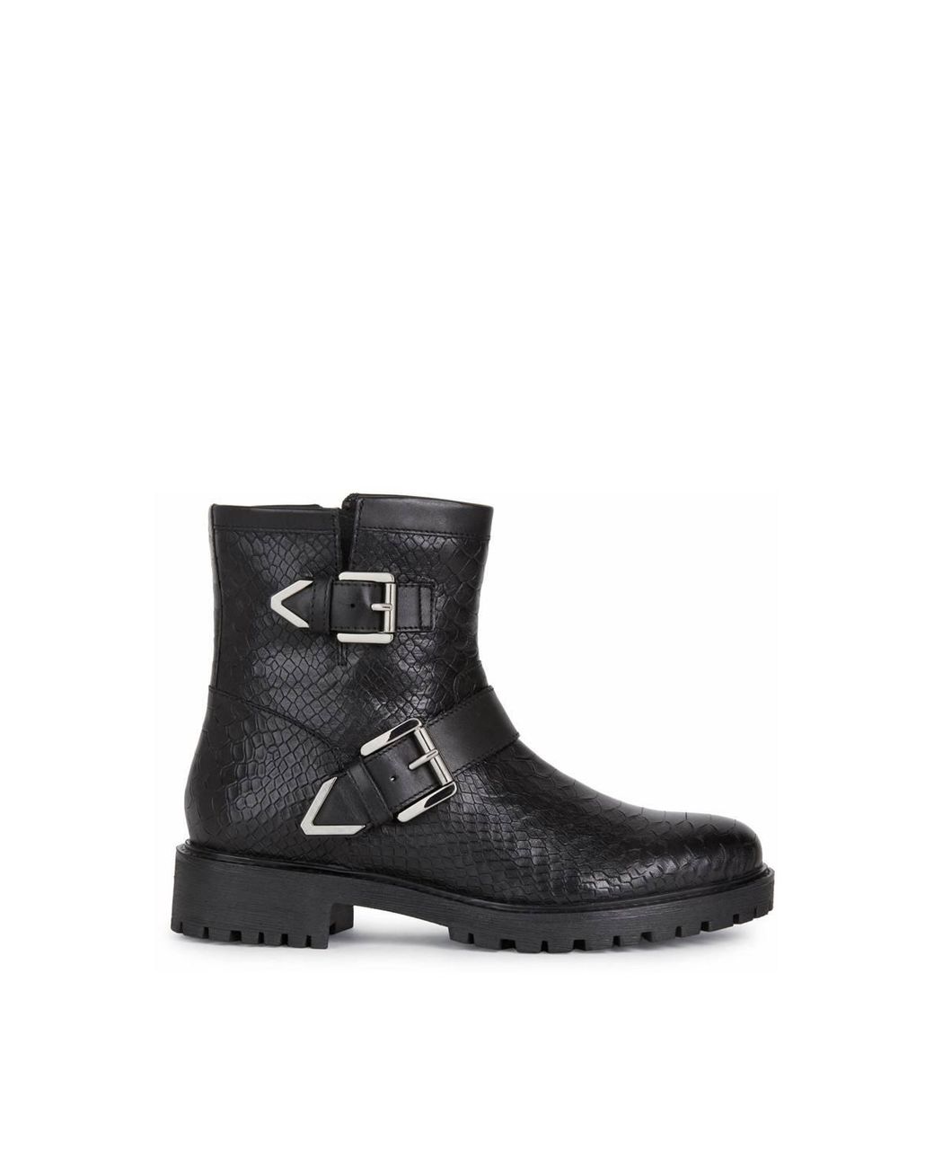 Geox Black 'Hoara' Ankle Boots