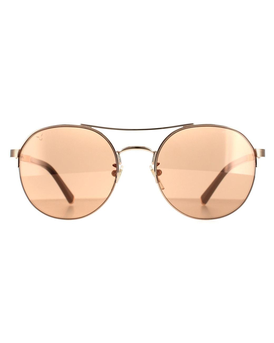 Police Brown Aviator Shiny Copper Mirror Copper Spla24 Lewis 03 for men