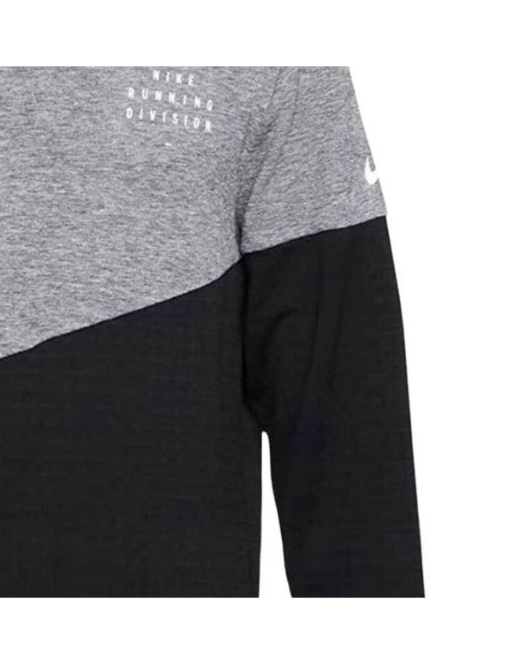 Nike Gray Repel Therma-Fit Running Top for men