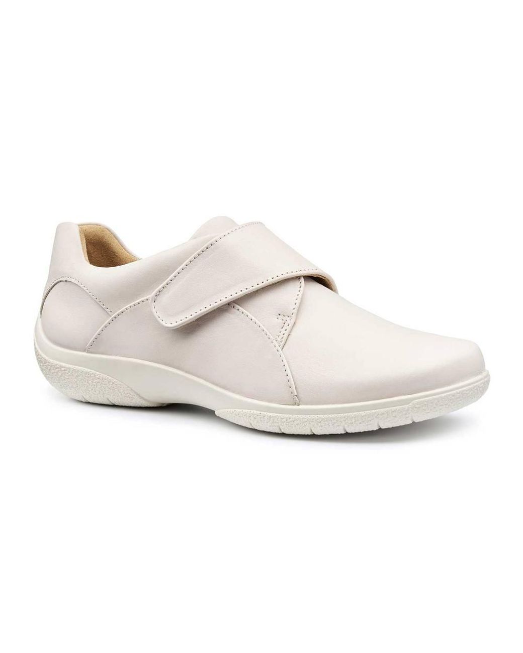 Hotter White Wide Fit 'Sugar Ii' Classic Casual Shoes