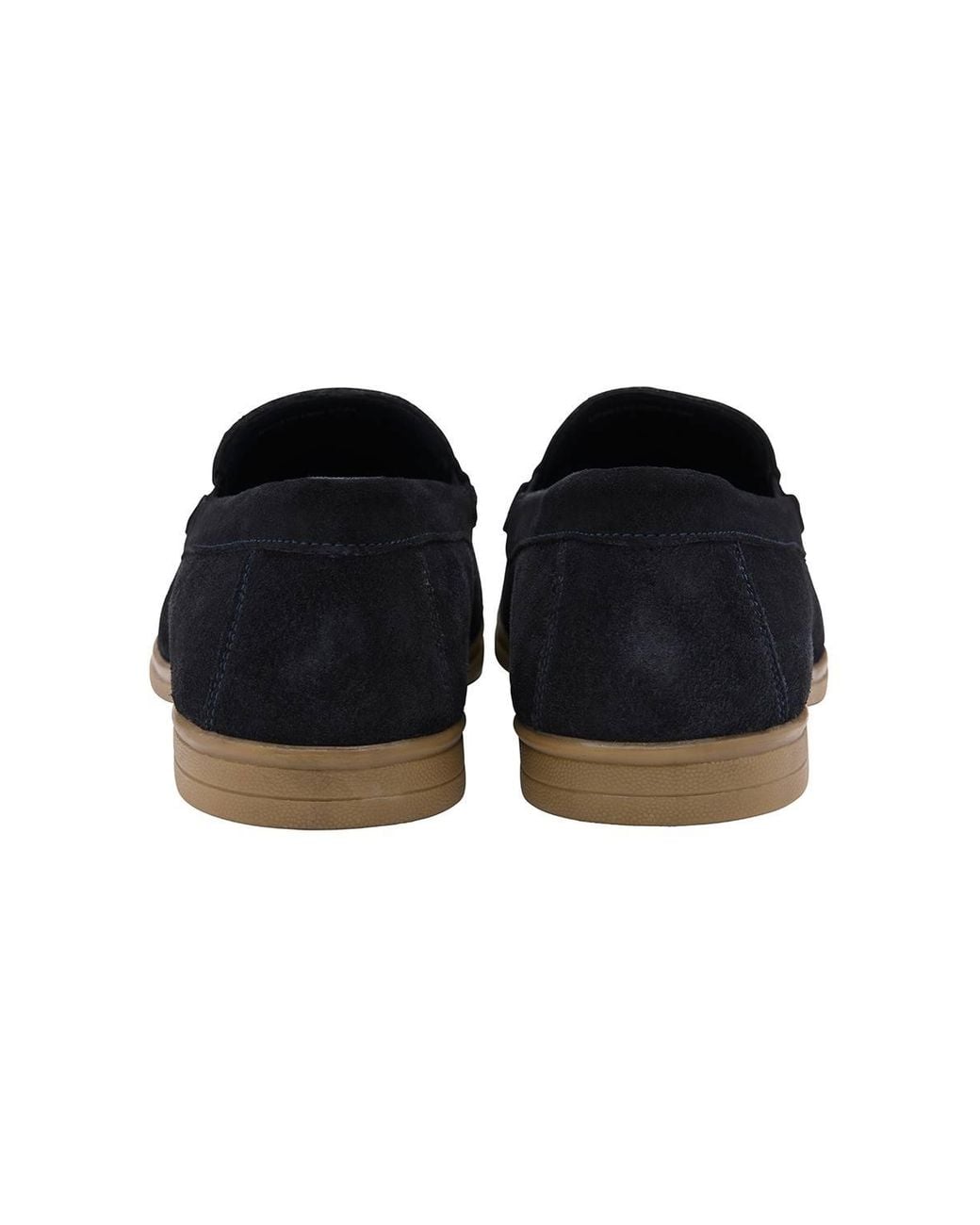 Lotus Blue 'Drakon' Suede Loafers for men