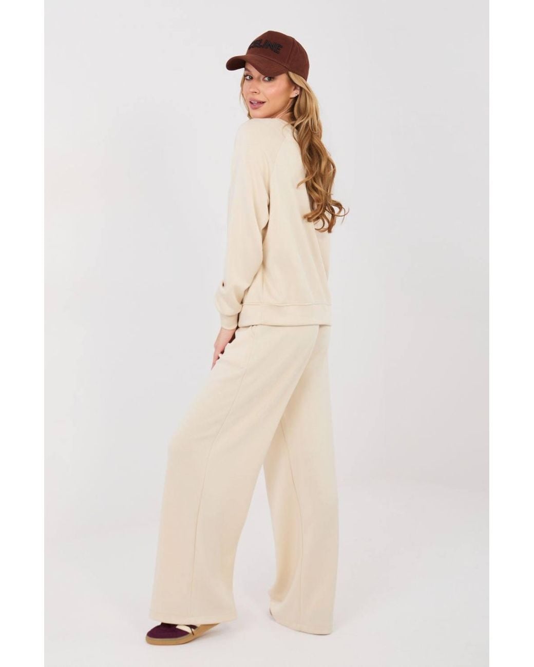 Love Lace Natural Butter Soft Viscose Blend Tracksuit Set