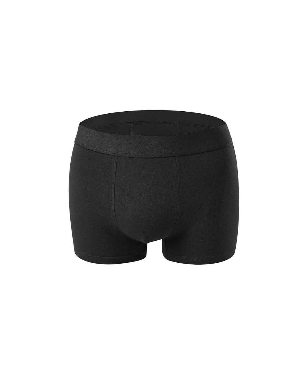 MODISHION Black 5Pcs Cotton Boxer Briefs Set for men