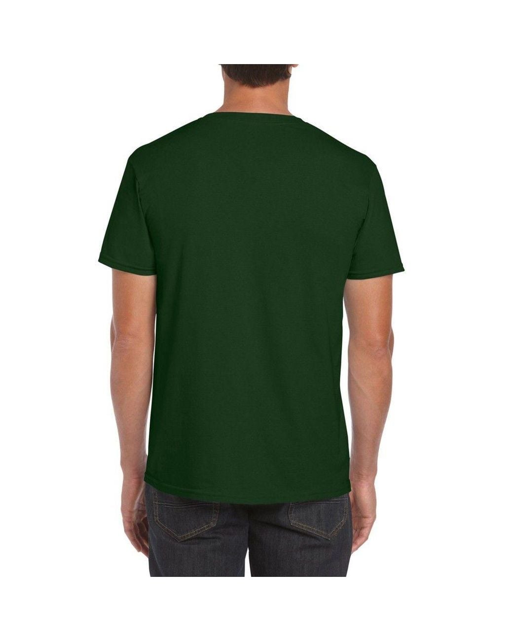 Gildan Green Soft Style Ringspun T-Shirt for men