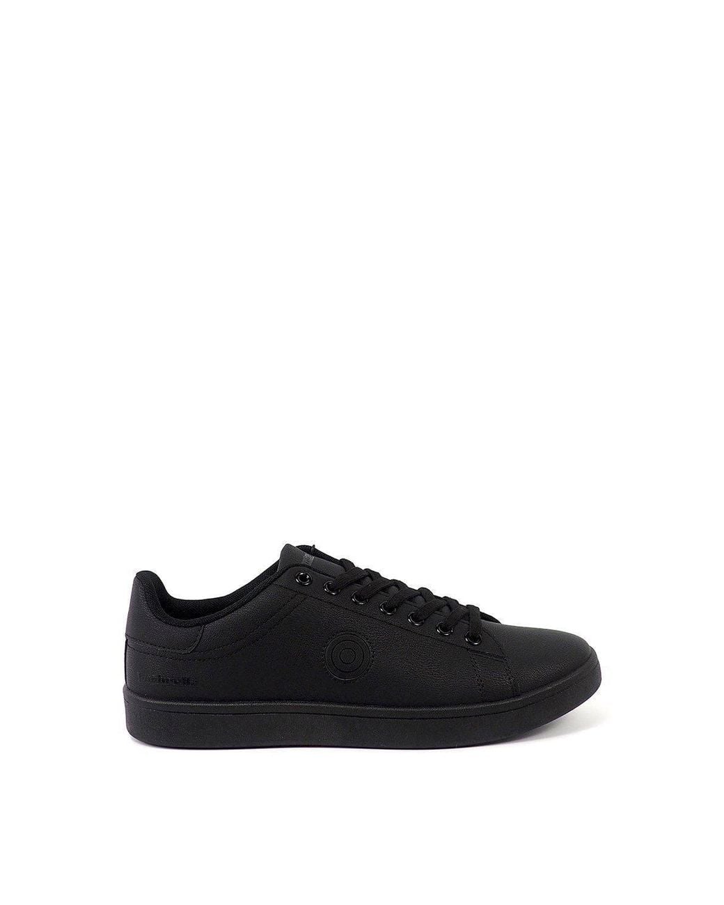 Lambretta Black 'Pinball 2' Cupsole Trainer for men