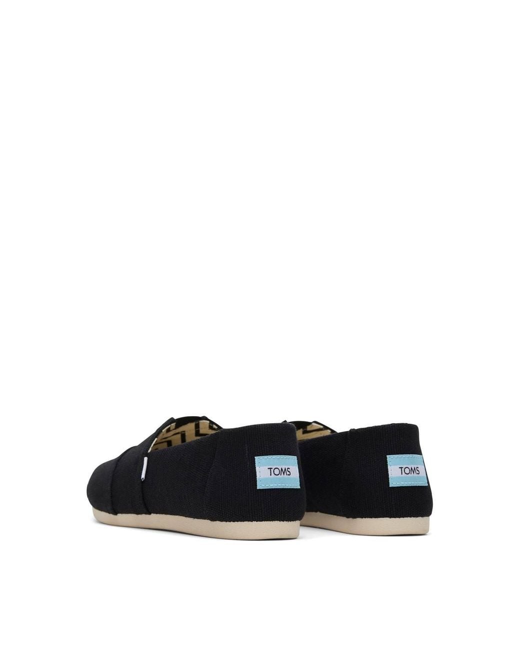 TOMS Black Alpargata Slip On Shoe