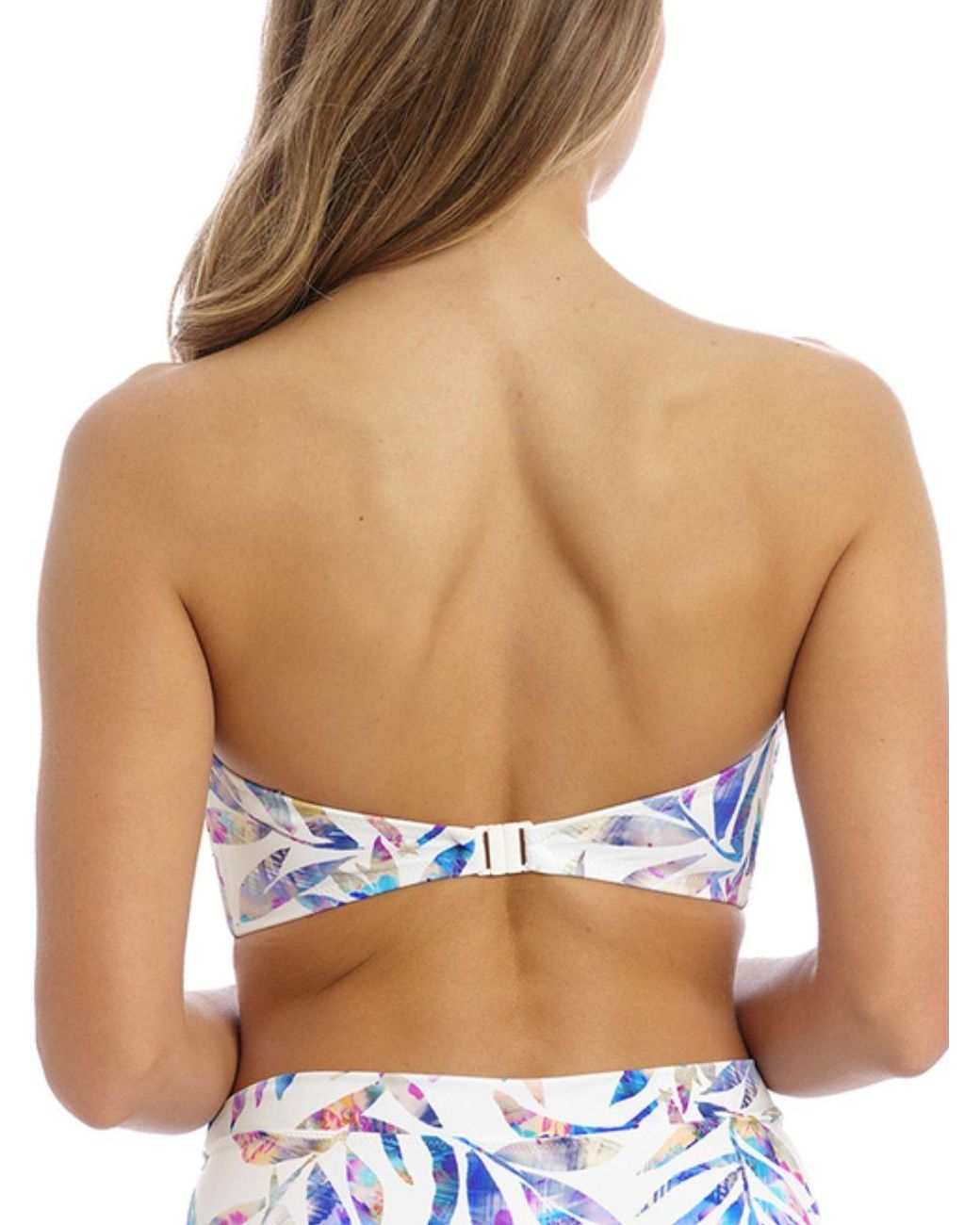 Fantasie Blue Calypso Harbour Bandeau Bikini Top