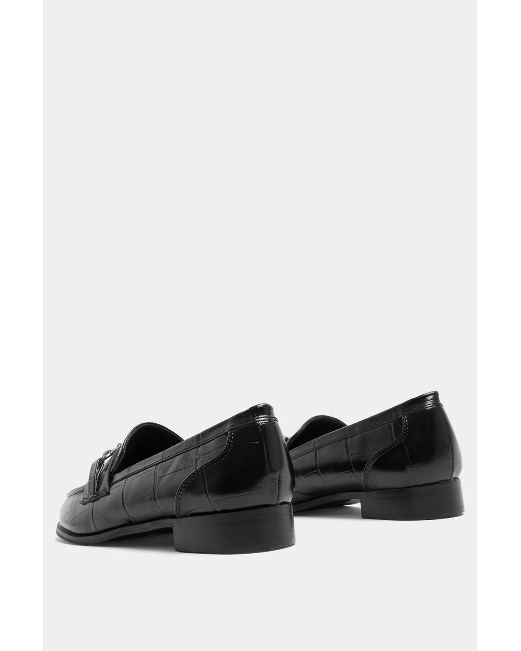 Yours Black Snaffle Loafer