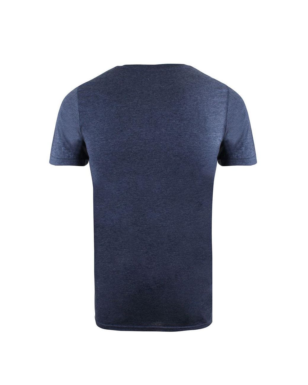 Marvel Blue Captain America Shield Cotton T-Shirt for men