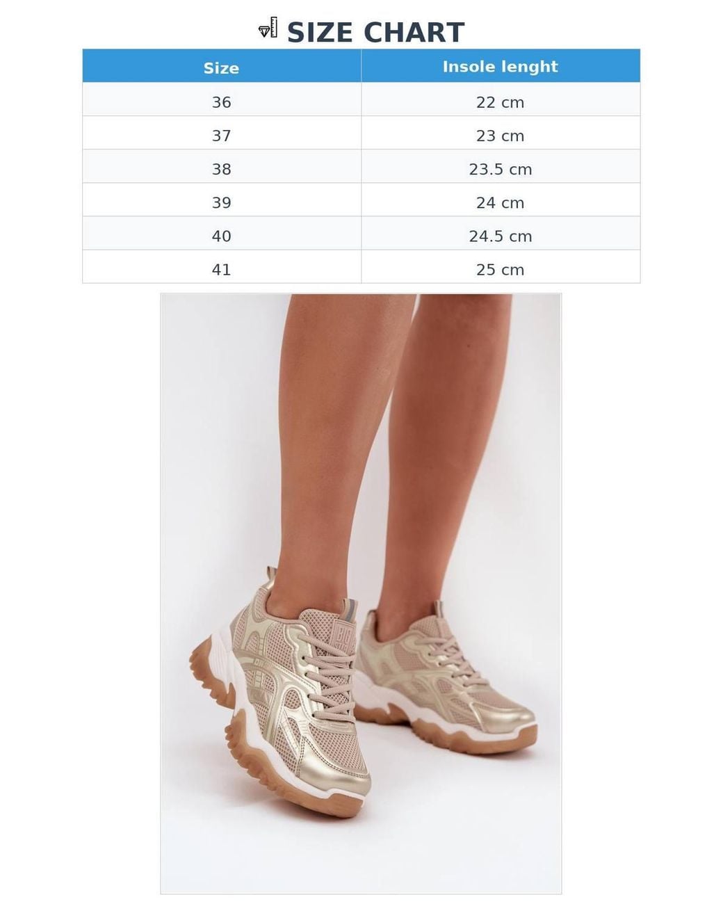 Love Lace Natural Big Star Sport Sneakers With Hi Poly System Comfort Insoles