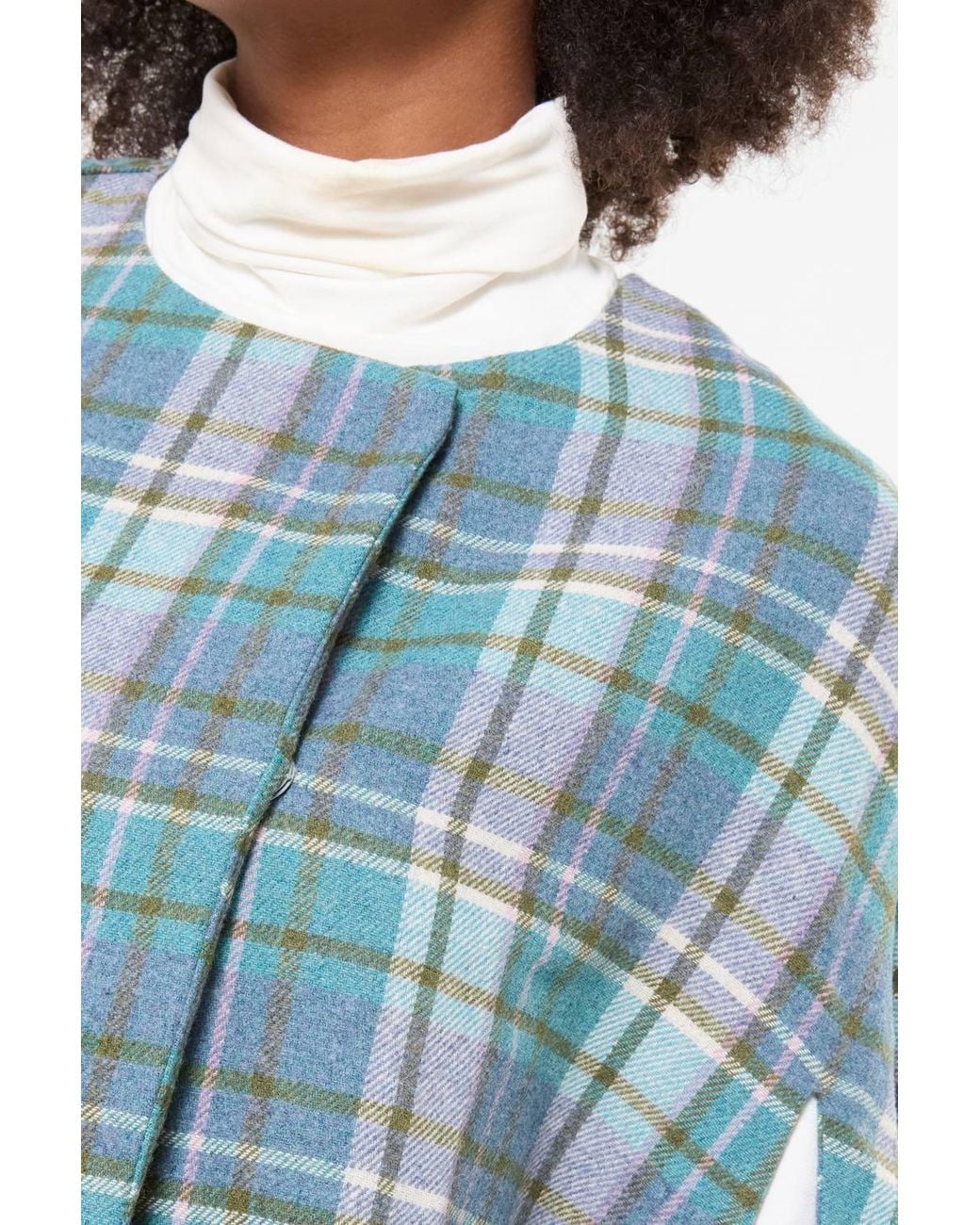 Joe Browns Blue Checked Heritage Cape