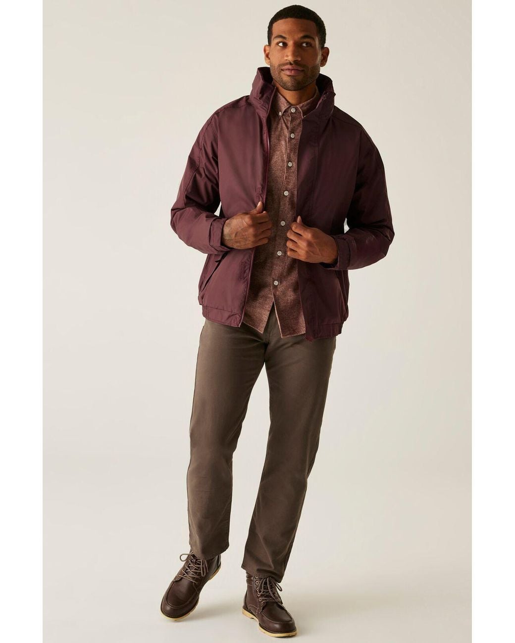 Regatta Purple Dover Waterproof Insulated Jacket for men