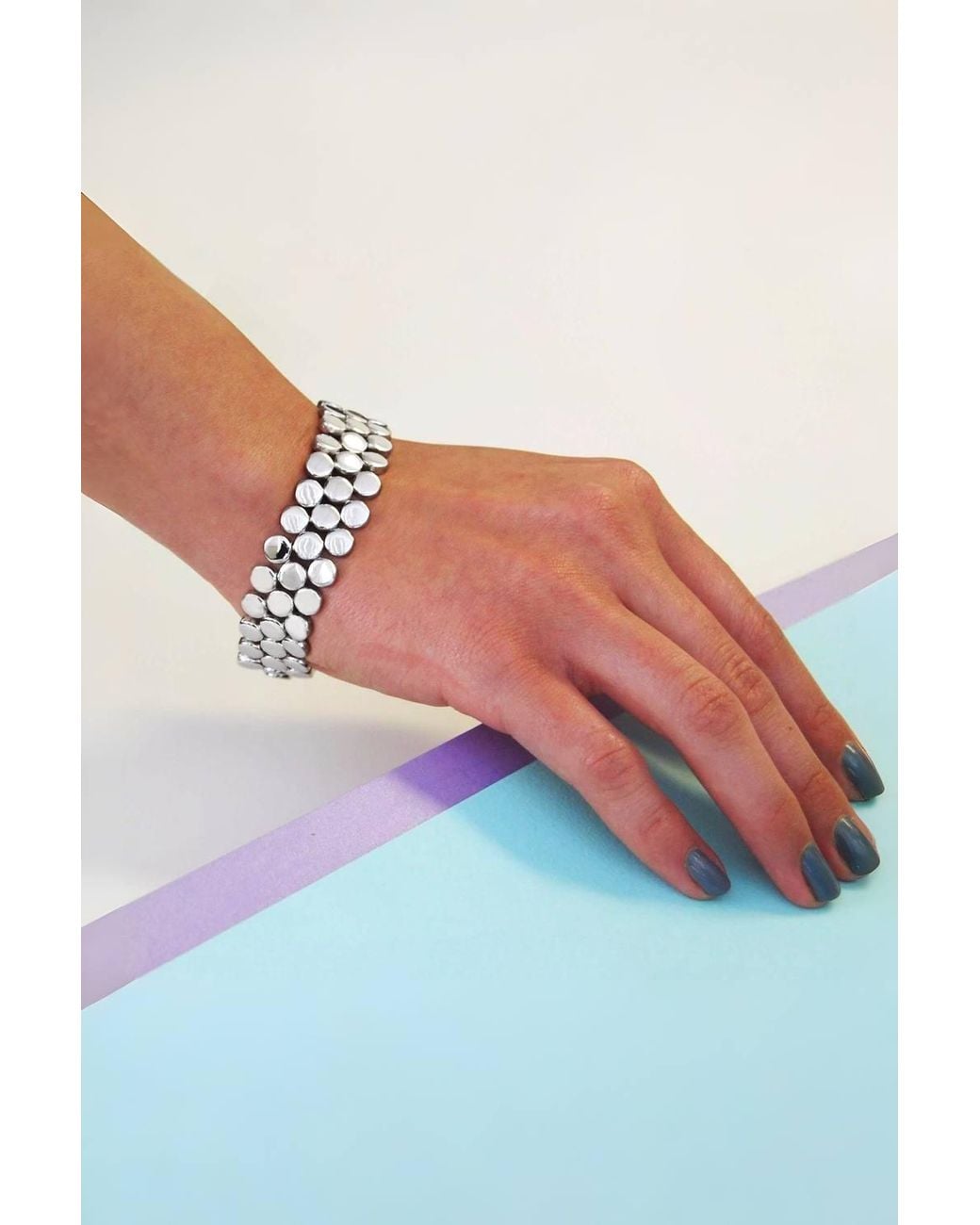 Otis Jaxon London Blue Scales Chunky Bracelet