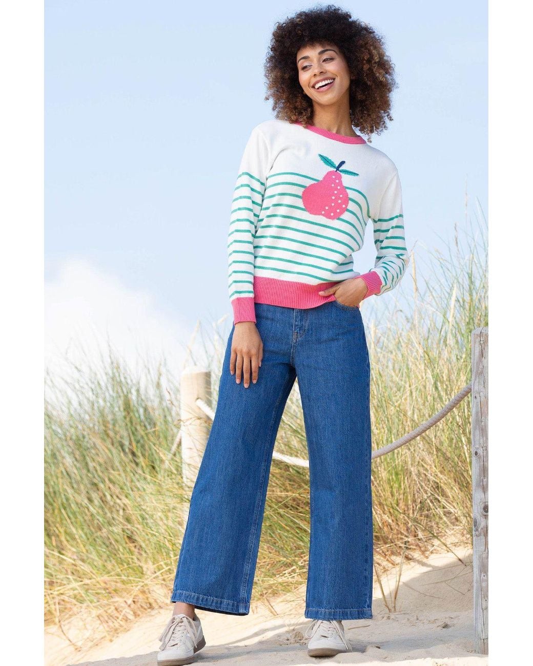 Kite Blue Wareham Wide Leg Jeans