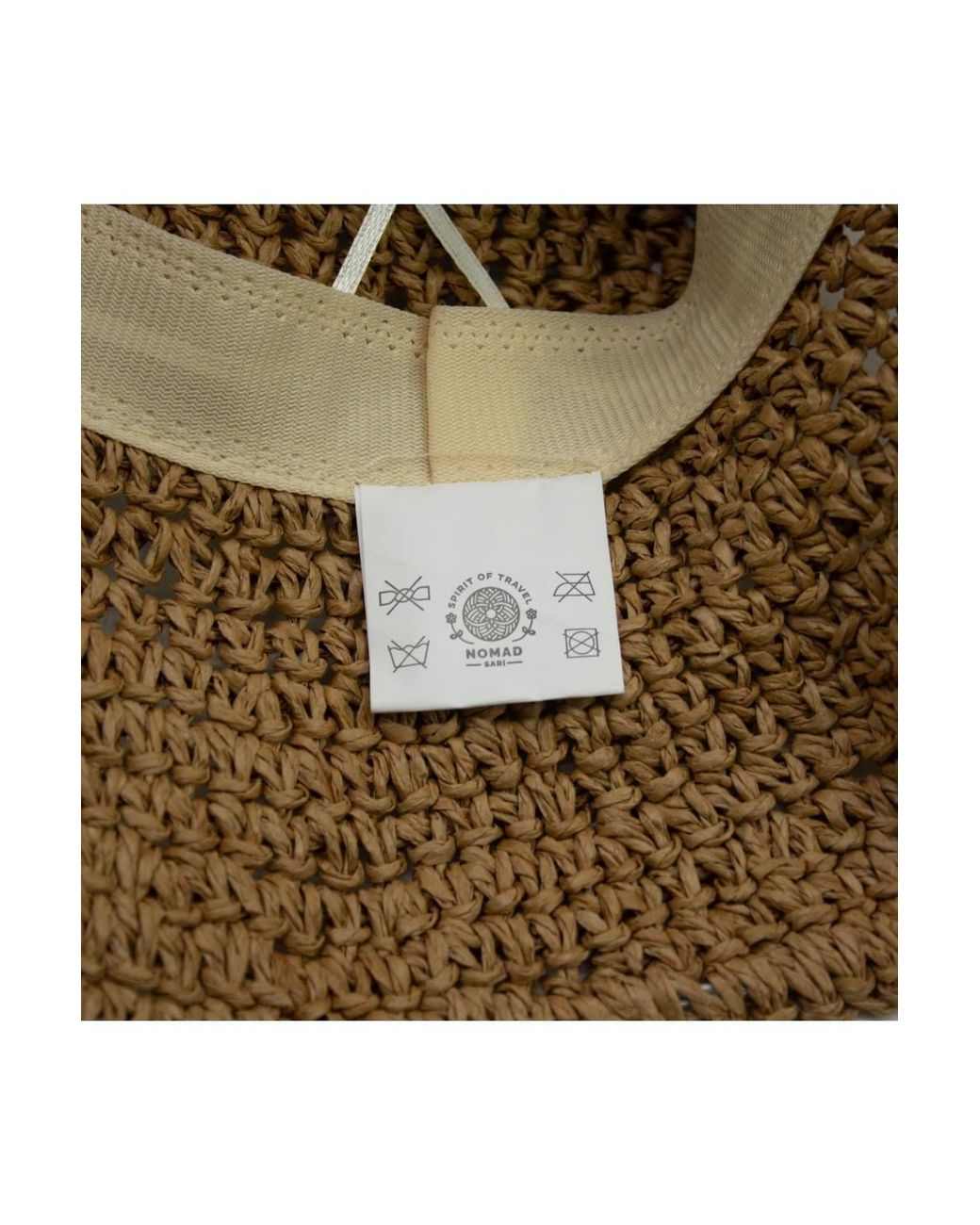 KDMD Brown Coffee Daisy Floppy Straw Sun Hat Wide Brim