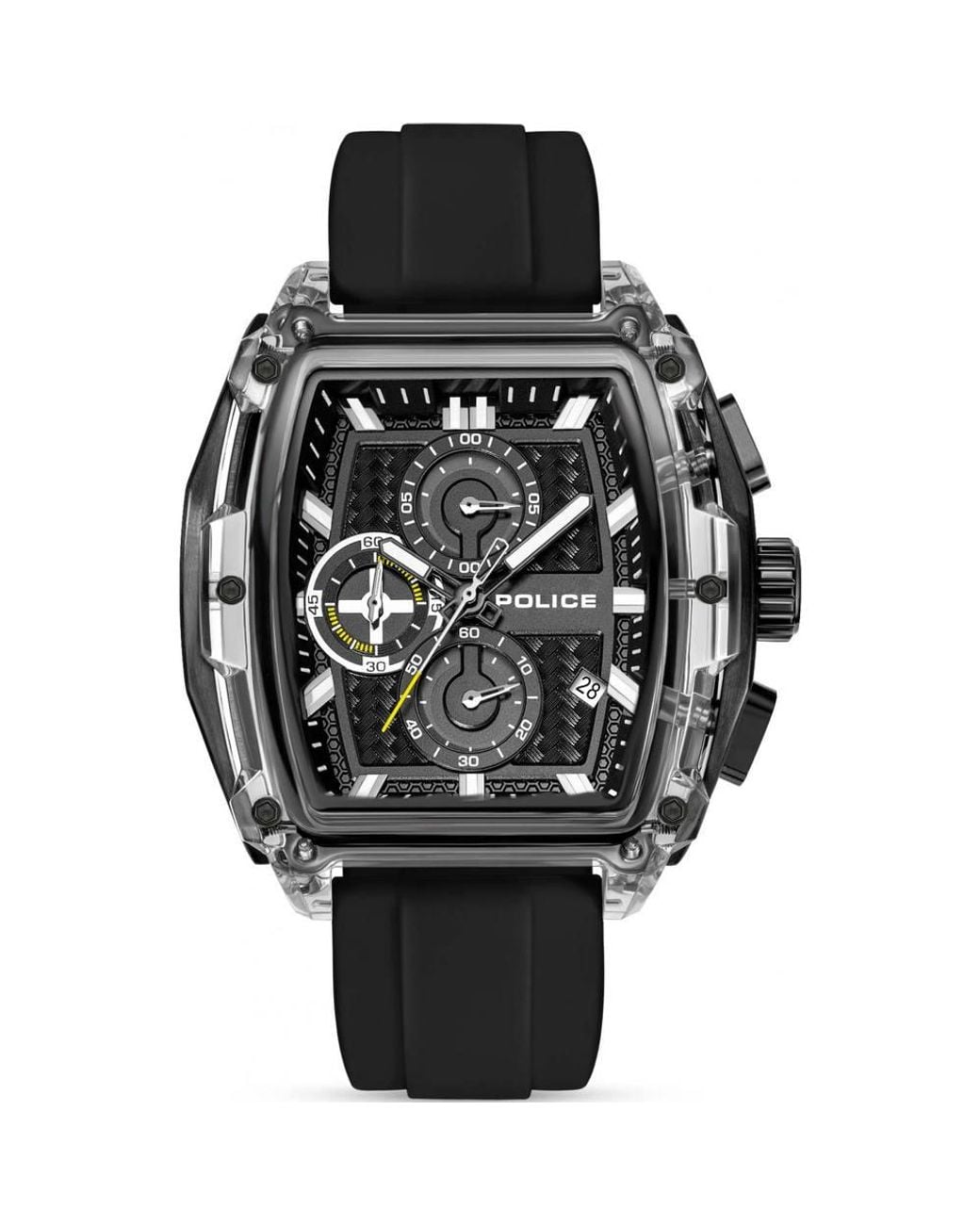 Police Metallic Pewgo00778X2 Clout 46Mm Quartz Watch for men