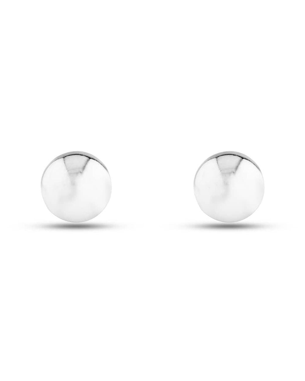 T.H.Baker Metallic Sterling 5Mm Ball Stud Earrings 8.55.5779