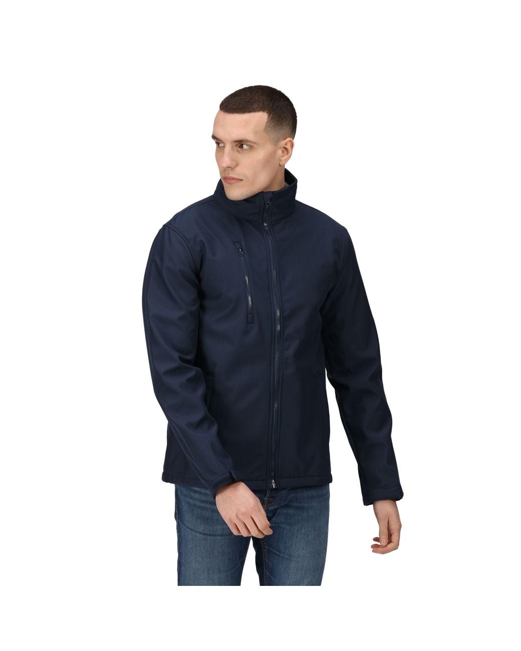 Regatta Blue 3 Layer Soft Shell Jacket for men