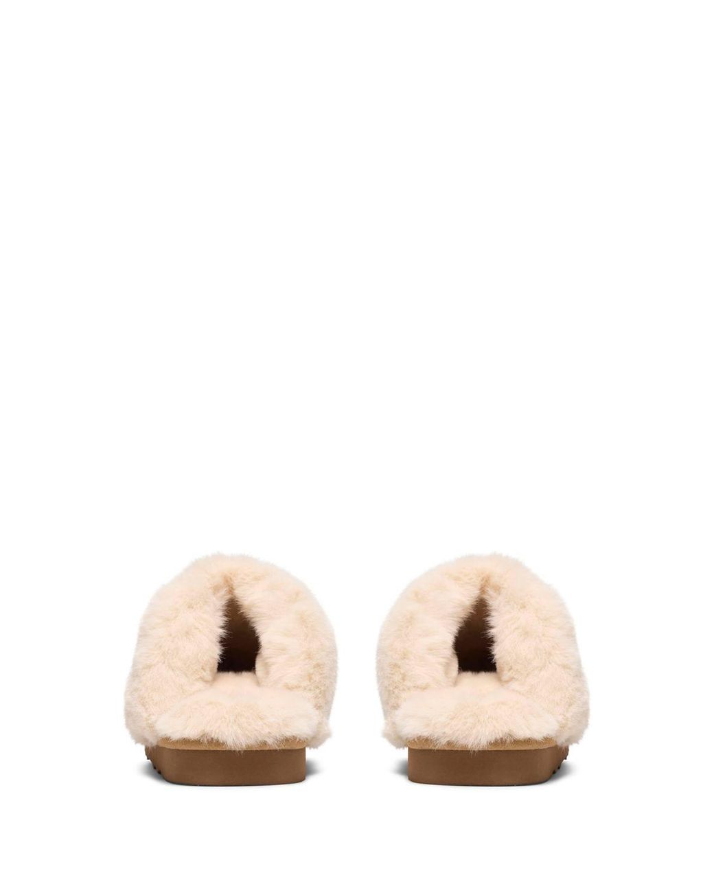 Clarks White Cherie Mule Slippers